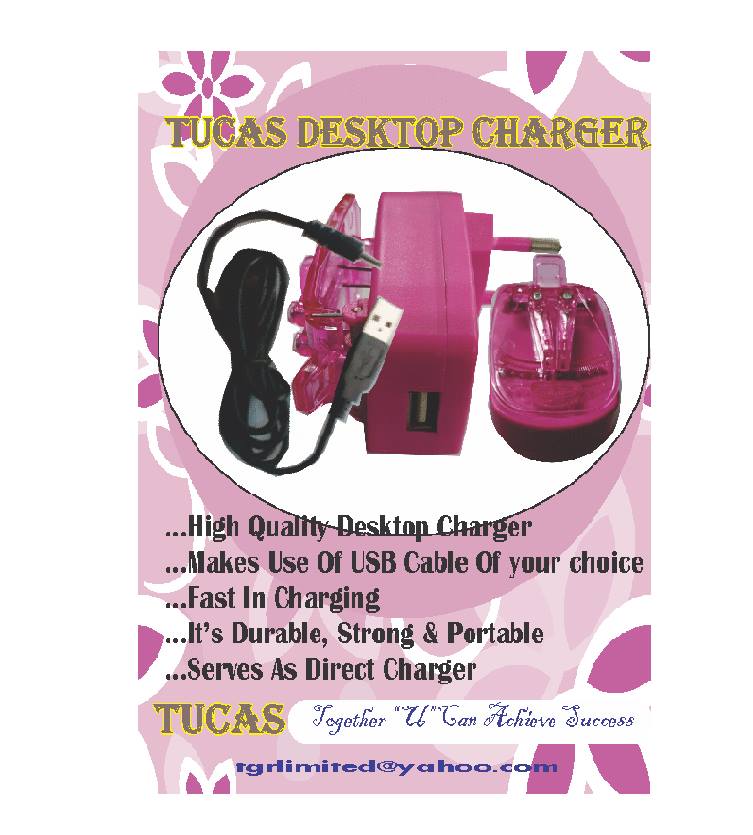 TUCAS DESK TOP UNIVERSAL CHARGER